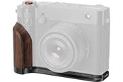 Kamera Trageriemen - SmallRig 5266 L-Shape Mount Plate with Wooden Handle for FUJIFILM GFX100RF Black - 5266