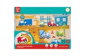 Interaktives Spielzeug (Ardunio und ähnliche) - Hape Construction Vehicles Peg Puzzle - E1456K