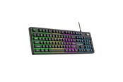Tastaturen - Wozinsky WKG-200 Keyboard with RGB Membrane Gaming Roller - Black (US International ISO) - Gaming Tastatur - Full-Size - US International - Schwarz - 5907769384165
