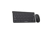 Tastaturen - Wozinsky Wireless Keyboard + Compact Mouse Set - Black (US International ISO) - US International - Schwarz - 5907769384189