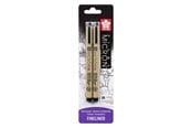 Utensilien zum Schreiben und Zeichnen - Sakura Blister Card Pigma Micron 05 0.45 Mm Black 2 Pieces - BLXSDK2B