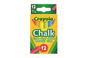 Utensilien zum Schreiben und Zeichnen - Crayola Washable Chalk Coloured 12 Pcs - 0281