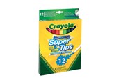 Utensilien zum Schreiben und Zeichnen - Crayola Super Tips - marker - assorted colours (pack of 12) - 7509