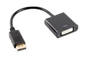 Display Kabel - Lanberg - video adapter - DisplayPort to DVI-D - 10 cm - AD-0007-BK