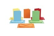 Briefumschläge und Versandkartons - Creativ Company Cards and Envelopes Various Colors 50 Sets - 23107