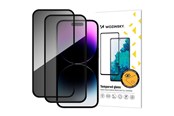Handys - Schutzfolie - Wozinsky Privacy Glass Tempered Glass Privatizing for iPhone 17 Pro Set of 2 - 5907769380174