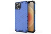 Handys - Cover & Cases - Hurtel Honeycomb Case for iPhone 14 Plus Armored Hybrid Cover Blue - 9145576266120