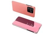 Handys - Cover & Cases - Hurtel Clear View Case Cover for Xiaomi Redmi 10C Cover with a Flap Pink - 9145576266823