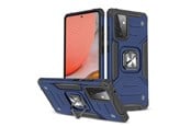Handys - Cover & Cases - Wozinsky Ring Armor Armored Hybrid Case Cover + Magnetic Holder Samsung Galaxy A72 4G Blue - 9111201935846