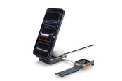 Handys - Adapter und Ladegeräte - Spigen Essential MagSafe 2-in-1+C Wireless Charger EF302MOQ - black - ACH10399