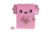Schul-Zubehör - Tinka DIARY PLUSH AXOLOTL PINK WITH LOCK - 8-802182