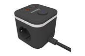 Stromkabel (Extern) - Fellowes Power Cube Type F - Black - 100137167