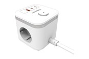 Stromkabel (Extern) - Fellowes Power Cube Type F - White - 100137168