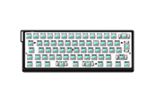 Tastaturen - Wooting 60HE v2 - ISO - Split - Plastic - Gaming Tastaturen - ohne Numpad - ISO - Schwarz - WK3C-ISOSP-TIK-BK1