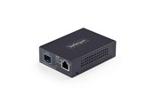 Repeater, boosters, bridges & Transceiver - StarTech.com MCM10G6SSFP 10GbE Multi-Gigabit Open SFP+ Fiber Media Converter Standalone 10 Gigabit Ethernet RJ-45 to 10GBASE-X SFP+ Single-Mode / Multi-Mode 16K Jumbo Frames - TAA - MCM10G6SSFP
