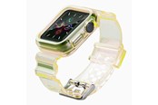 Smartwatch - Accessories - Hurtel Silicone Band Strap Bracelet Case Strap Light Set for Apple Watch 42mm - Yellow - 5907769331749