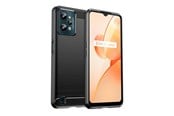 Handys - Cover & Cases - Hurtel Carbon Case for Realme C31 Flexible Silicone Carbon Cover Black - 9145576267622