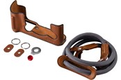 Foto & Video Zubehör - SmallRig 5670 Leather Half Case Kit for FUJIFILM X-T30 / X-T30 II / X-T30 III Brown - 5670