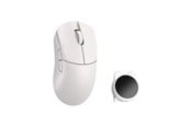 Maus - WLMouse HUAN Stainless Magnesium Alloy / Wireless 8K - Gaming Maus (Weiß) - HUAN-WHITE-O