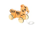 Baby Spielzeug - Small Foot - Wooden Pull-along Tiger Safari FSC - 12733