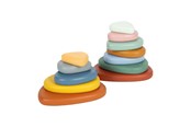 Figuren - Small Foot - Wooden Montessori River Rocks Balance Game FSC - 12759