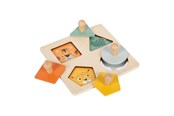 Puzzle - Small Foot - Wooden Shapes Montessori Puzzle FSC - 12769