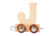 Baby Spielzeug - Small Foot - Wooden Letter Train - J - 12 pieces - 7469-display12