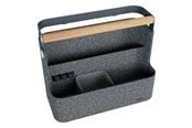 Schreibtischzubehör - Leitz Hängender Schreibtisch Organizer mit Griff, aus Filz - 61990089