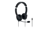 Kopfhörer/Headsets - Kensington Classic EQ USB-C® Headset mit Mikrofon und Lautstärkeregler - K97464WW
