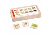 Brettspiele - Goki Wooden Memo In the Countryside - 56300