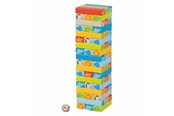 Brettspiele - Goki Wooden Stacking Game with Animal Motifs - 56297