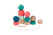Baby Spielzeug - BS Toys Wooden Beads Junior - 13pcs. - 8717775445333