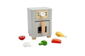 Rollenspiele - Bigjigs Wooden Airfryer Playset 5-piece. - 37083