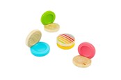 Holzspielzeug - Bigjigs Wooden Castagnette Color - 37078