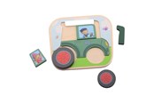 Baby Spielzeug - Johntoy Fien & Teun Wooden Tractor Puzzle - 80171