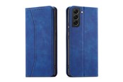 Handys - Cover & Cases - Hurtel Magnet Fancy Case for Samsung Galaxy S23+ Flip Cover Wallet Stand Blue - 9145576271483