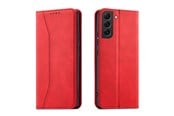Handys - Cover & Cases - Hurtel Magnet Fancy Case for Samsung Galaxy S23+ Flip Cover Wallet Stand Red - 9145576271490