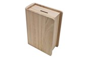 Holzspielzeug - Playwood Wooden Money Box Book Shape Paulownia - SL228C-boek