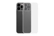 Handys - Cover & Cases - Baseus Frosted Glass Case Cover for iPhone 13 Pro Max Hard Cover with Gel Frame Transparent (ARWS000202) - ARWS000202