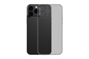 Handys - Cover & Cases - Baseus Frosted Glass Case Cover for iPhone 13 Pro Hard Cover with Gel Frame black (ARWS000401) - ARWS000401