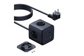 Stromkabel (Extern) - Baseus EnerFill FA11 67W Power Strip USB-A + USB-C Cube + 3 x EU Socket 1.5m - Black - E00082100123-00