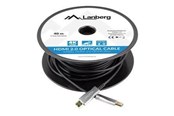 Display Kabel - Lanberg HDMI cable with Ethernet - 40 m - CA-HDMI-20FB-0400-BK