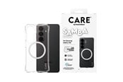 Handys - Cover & Cases - CARE by PanzerGlass Samba Case Transparent w. White Qi Samsung Galaxy S26 - CR68116