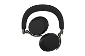 Kopfhörer/Headsets - Jabra Evolve3 75 UC Link390a - Black (Incl. Wireless Charging Pad) - 37599-989-989