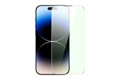 Handys - Schutzfolie - Baseus Full Screen Tempered Glass for iPhone 14 Pro Max with Anti Blue Light Filter and 0.3mm Speaker Cover + Mounting Frame - SGXT001602