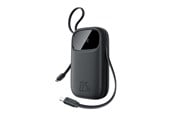 Powerbank (Akku) - Baseus EnerFill FC31 10000mAh 22.5W Powerbank with Digital Display and 2 Built-in Cables (USB-C + Lightning) - Black Powerbank (Akku) - schwarz - 10000 mAh - P10082106123-00