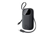 Powerbank (Akku) - Baseus EnerFill FC31 20000mAh 22.5W Powerbank with Digital Display and 2 Built-in Cables (USB-C + Lightning) - Black Powerbank (Akku) - schwarz - 20000 mAh - P10082107123-00
