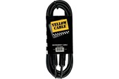 Audio Kabel - Yellow Cable G63D - 1/4" Gegossenes Klinke/Klinke-Kabel 3 Meter - ECO G63D