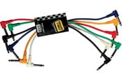 Audio Kabel - Yellow Cable P030C-6 - 6 x 1/4" Abgewinkelte Klinke/Abgewinkelte Klinke Patchkabel 30cm. - ECO P030C-6