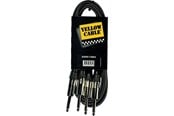 Audio Kabel - Yellow Cable K08-6 - 2 x 1/4" Jack mono - 2 x 1/4" Jack mono - ECO K08-6